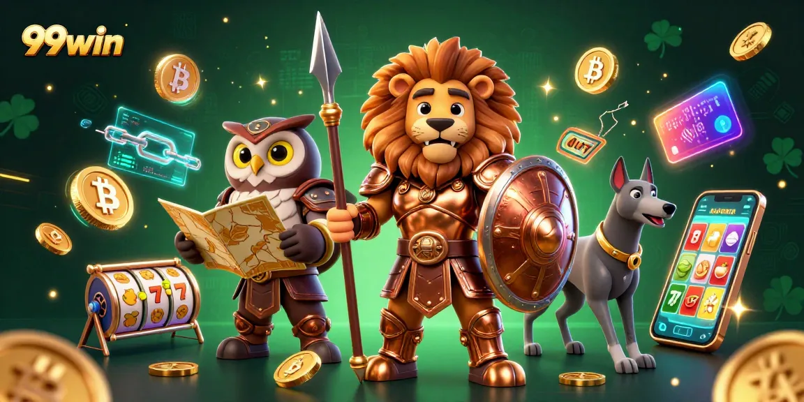 Engage with 99win's thrilling casino experience featuring dynamic game elements and expert characters.