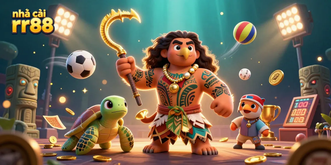 Engaging casino scene showcasing nhà cái rr88 with vibrant characters and dynamic betting action.