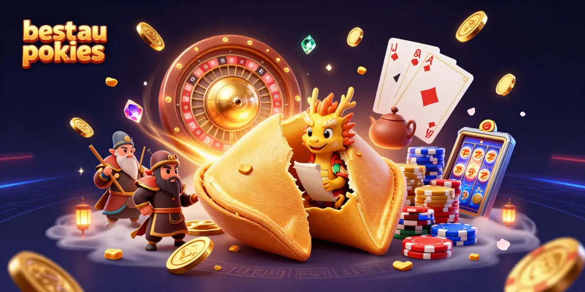 Play the best AU PayID pokies while enjoying vibrant casino elements in a stunning scene.