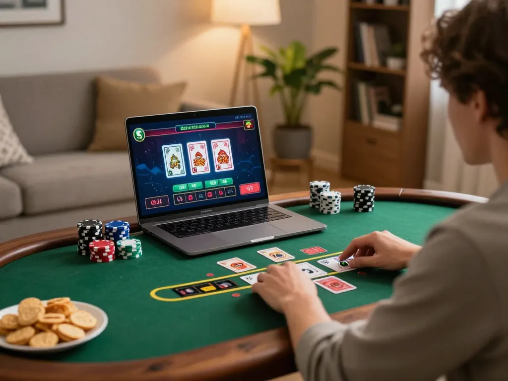 Experience five88a at home with an engaging online blackjack session featuring vibrant gameplay and strategic planning.