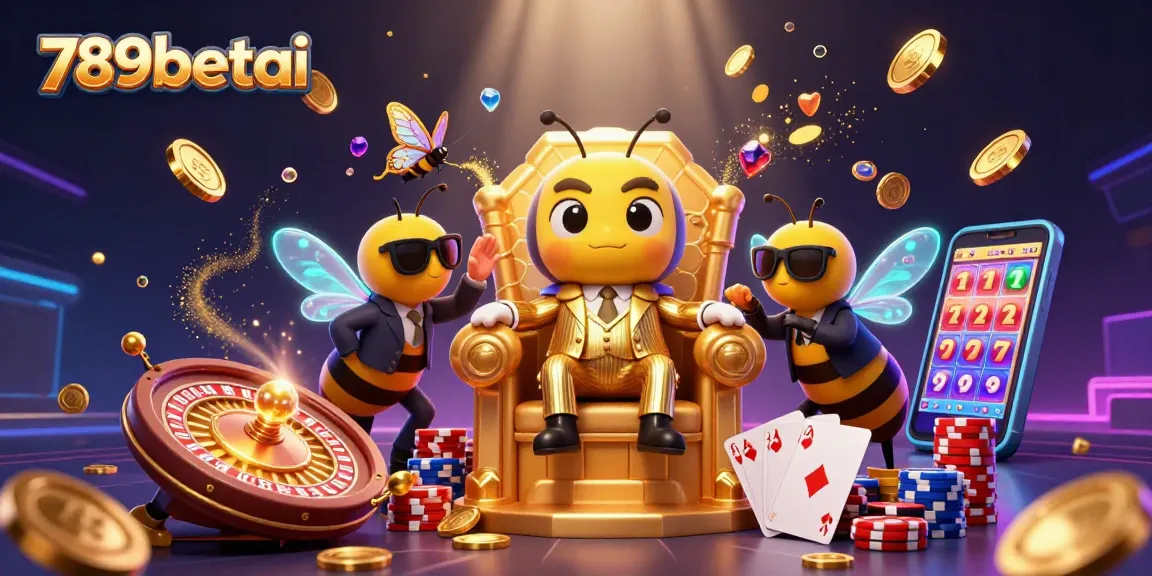 Experience the thrilling atmosphere of 789betai with vibrant casino elements and engaging characters.