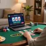 Experience five88a at home with an engaging online blackjack session featuring vibrant gameplay and strategic planning.