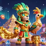 lu88 immerses players in an energetic casino scene with colorful machines and vibrant game elements.