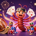 Engage with thrilling casino action at 8sc88, showcasing a vibrant 3D scene of excitement.