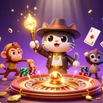 Experience thrilling gameplay at lu88. com with casino artifacts and golden coins!
