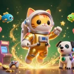 Experience thrilling games at nk88 nhà cái with colorful arcade machines and animated characters.