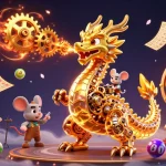 Experience captivating gameplay at sc88 with dynamic lottery elements and a golden dragon.