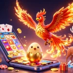 Experience excitement with five88 link, a vibrant casino illustration featuring dynamic gaming elements.