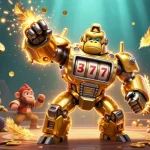 Experience thrilling gameplay with 33WIN in this vibrant casino scene featuring dynamic characters and elements.