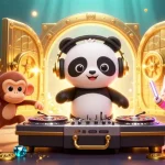 Experience thrilling casino fun with AO88 through its engaging characters and wealth elements in a vibrant scene.
