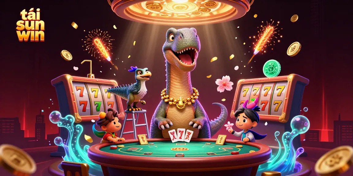 Engage with thrilling gameplay at tải sun win, showcasing an exciting animated casino scene.