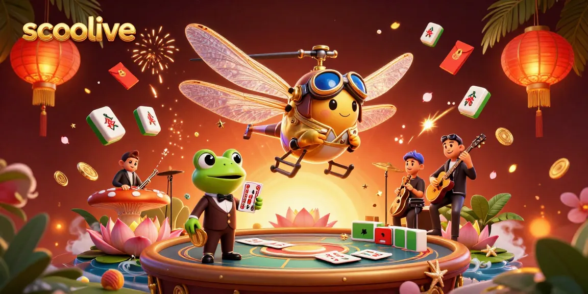 Socolive delivers high-quality streaming experiences with vibrant casino-themed visuals featuring unique characters and elements.