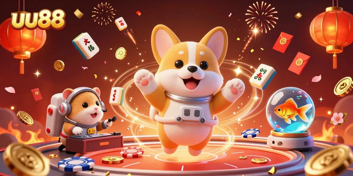 uu88 offers an exciting gaming experience with vibrant action and colorful casino elements.