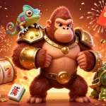 Experience the excitement of link sky88 with a vibrant 3D casino scene featuring a gorilla king and dynamic game elements.