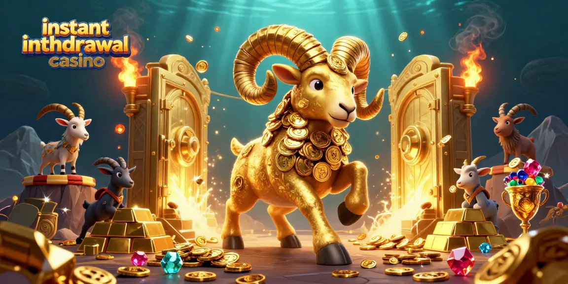 Experience winning strategies at an instant withdrawal casino with vibrant 3D scenes and golden treasures.