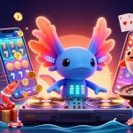 Join the fun at trang chủ ta88 with vibrant 3D axolotl DJ spinning exciting slot games!