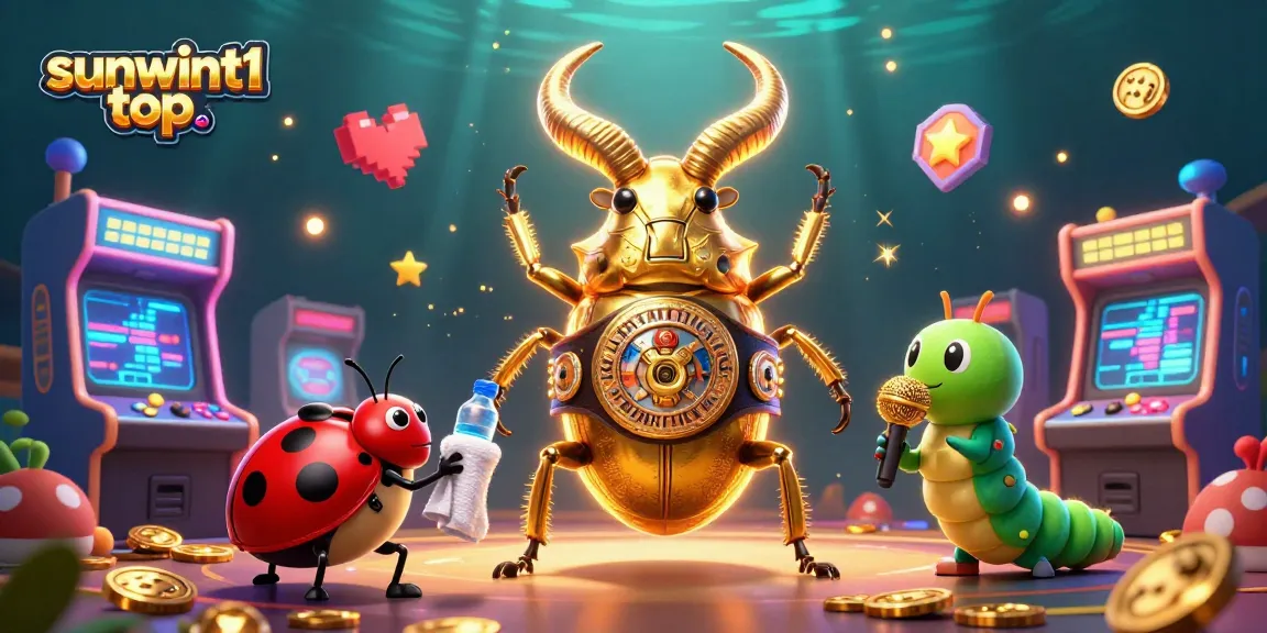 Experience vibrant gameplay at sunwint1 top with a dynamic casino illustration showcasing colorful gaming elements.