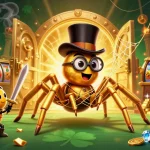 Experience the thrilling world of situs slot resmi with dynamic characters and treasures in a vibrant casino setting.