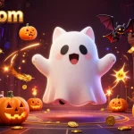 Engage with thrilling gameplay at u888com featuring a ghost cat and vibrant casino elements.